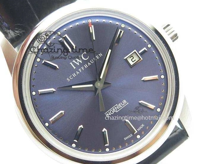 MIROTIME 0728 UrbanChic Ingeniuer St.Laurens SS Blue Dial MK 1:1 Best Edition On Black Leather Strap A 7366
